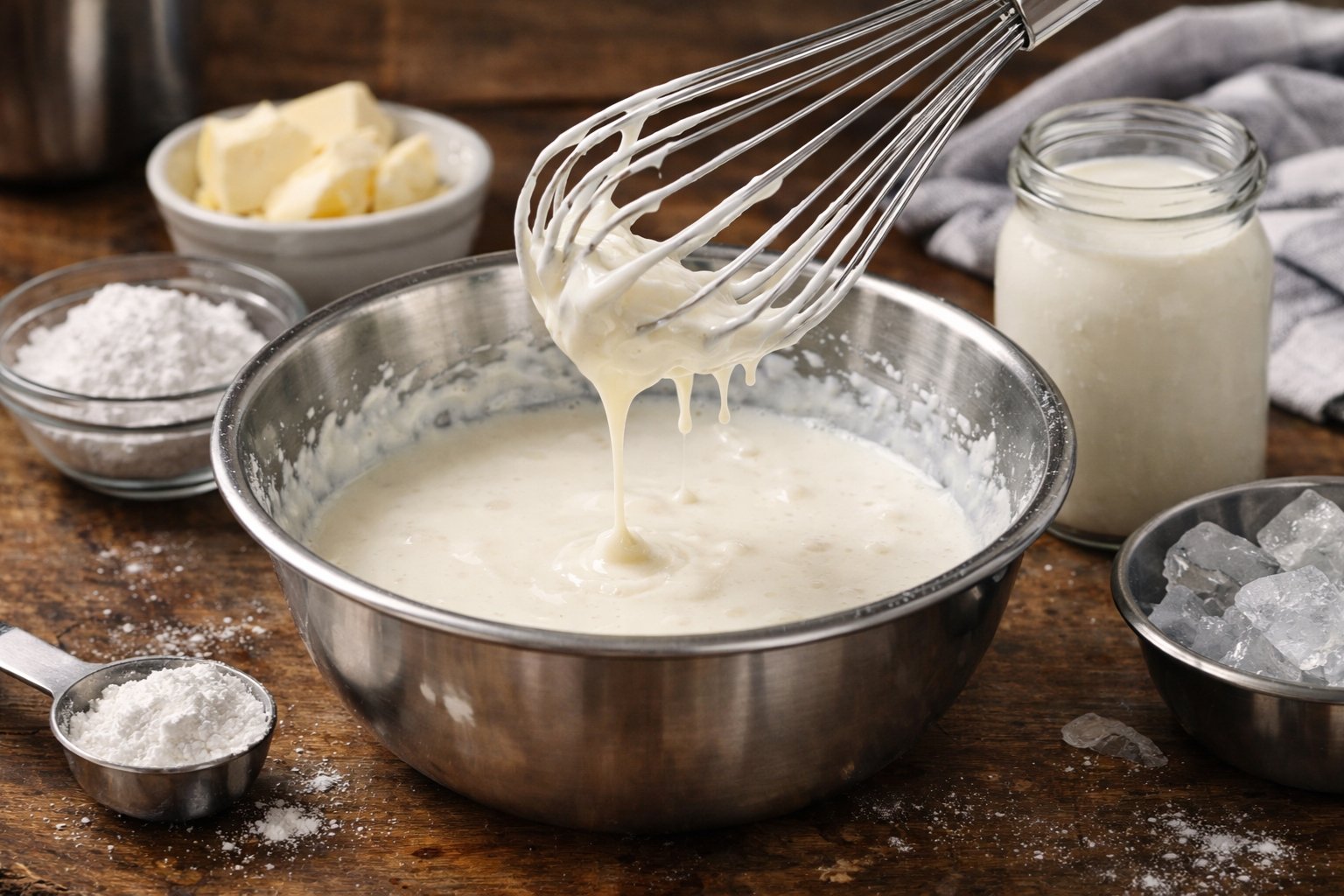 Comment rattraper une crème chantilly trop liquide