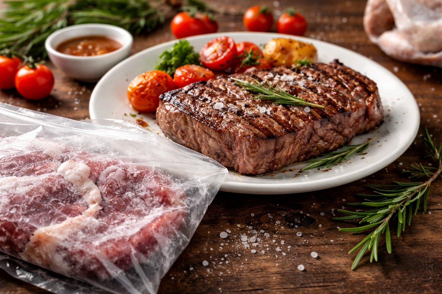 J'ai mangé de la viande recongelée