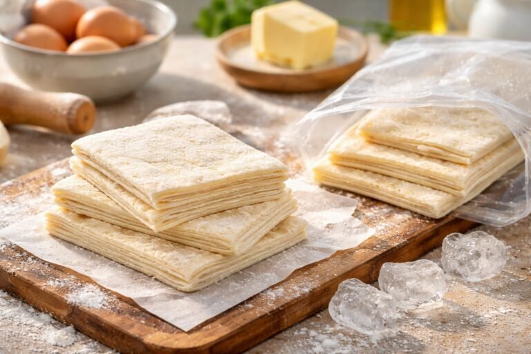 Peut-on recongeler de la pâte feuilletée
