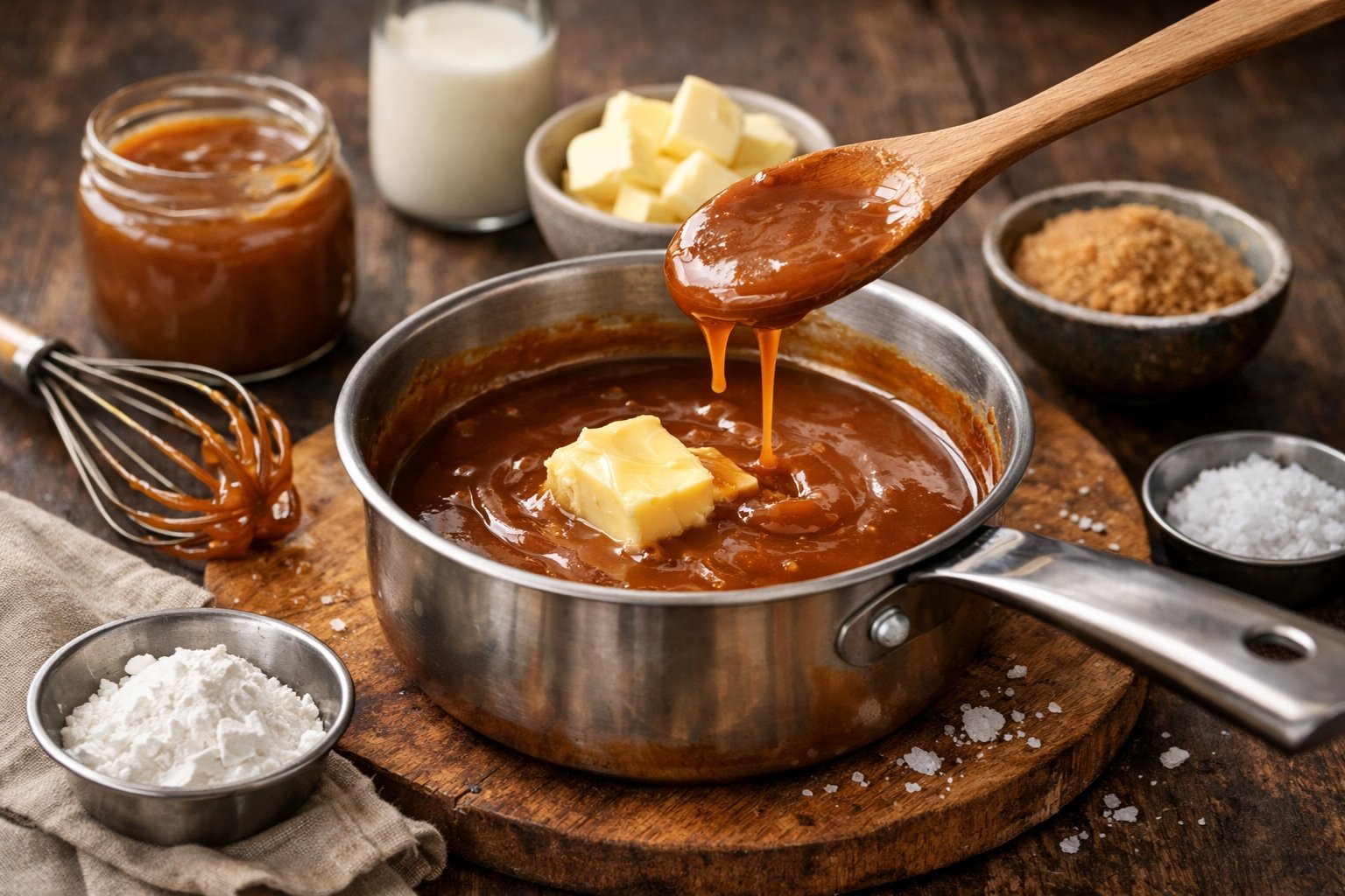 Comment rattraper un caramel beurre salé trop liquide