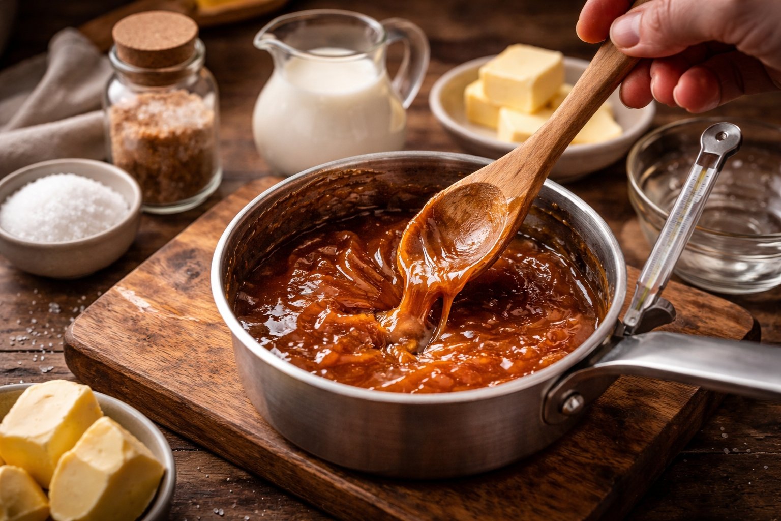 Comment rattraper un caramel qui a durci