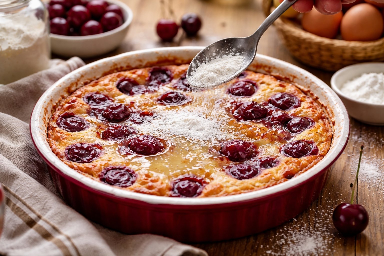 Comment rattraper un clafoutis trop liquide