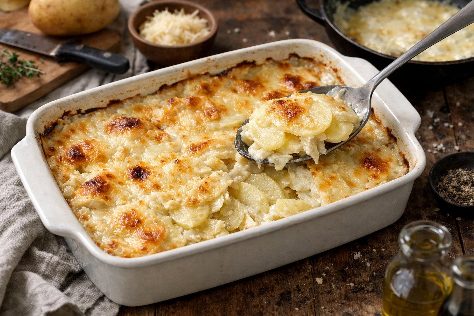 Comment rattraper un gratin dauphinois pas assez cuit