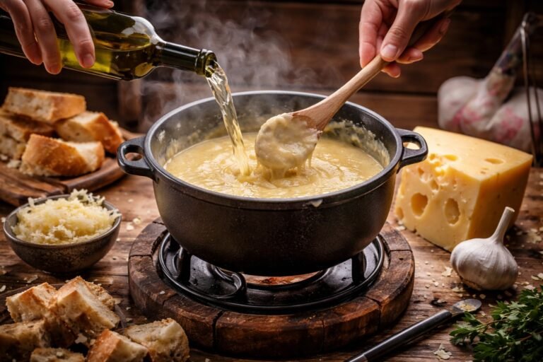 Comment rattraper une fondue savoyarde