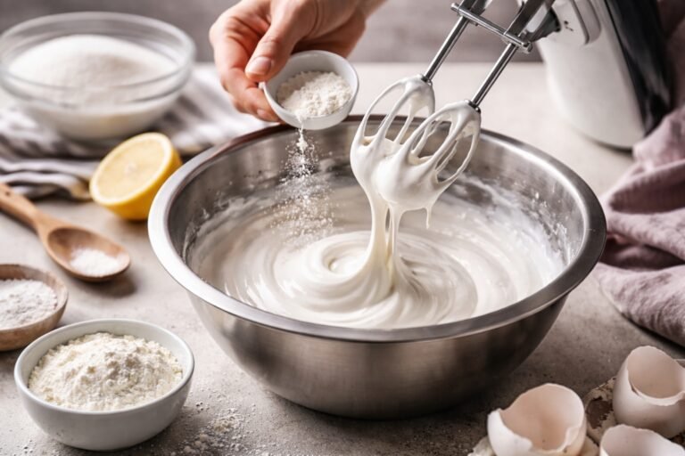 Comment rattraper une meringue liquide