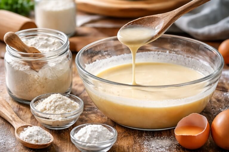 Comment rattraper une pâte à crêpes trop liquide