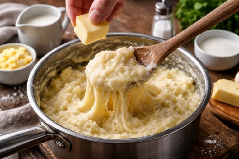 Comment rattraper une purée collante