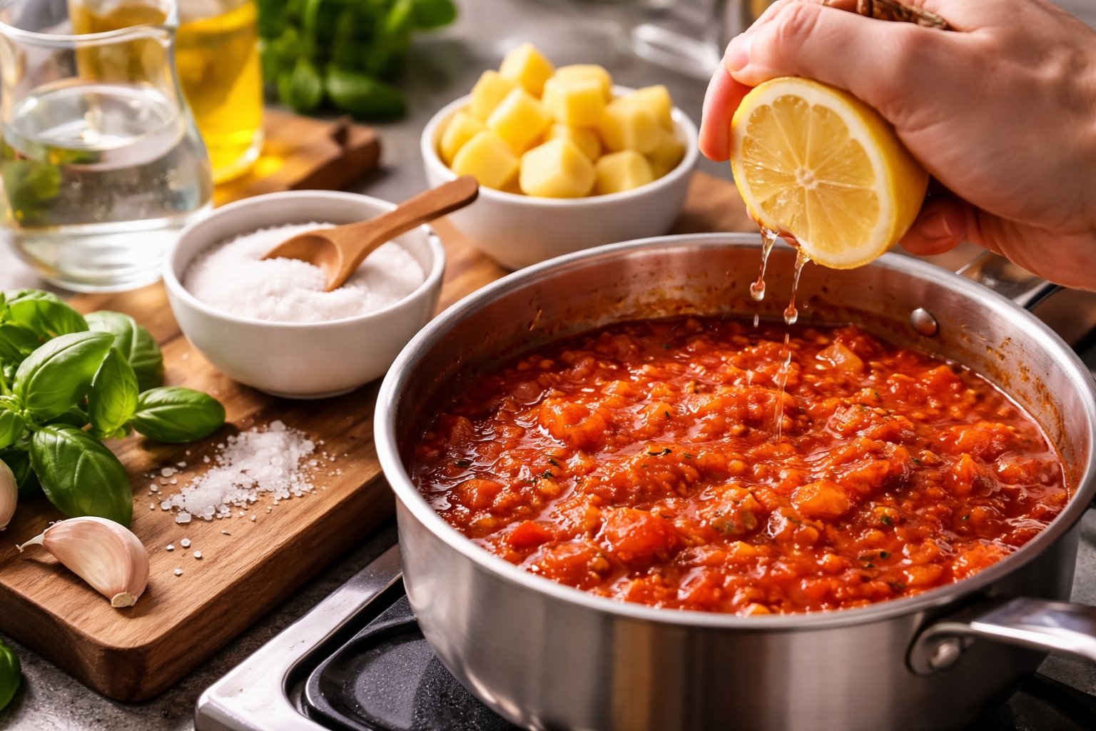 Comment rattraper une sauce trop salée