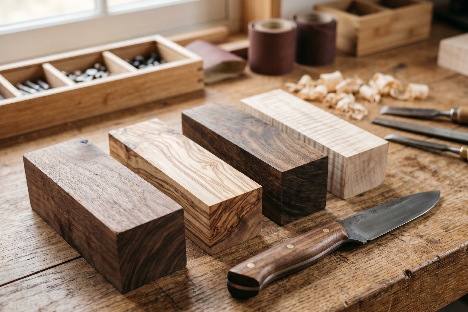Quel bois pour faire un manche de couteau