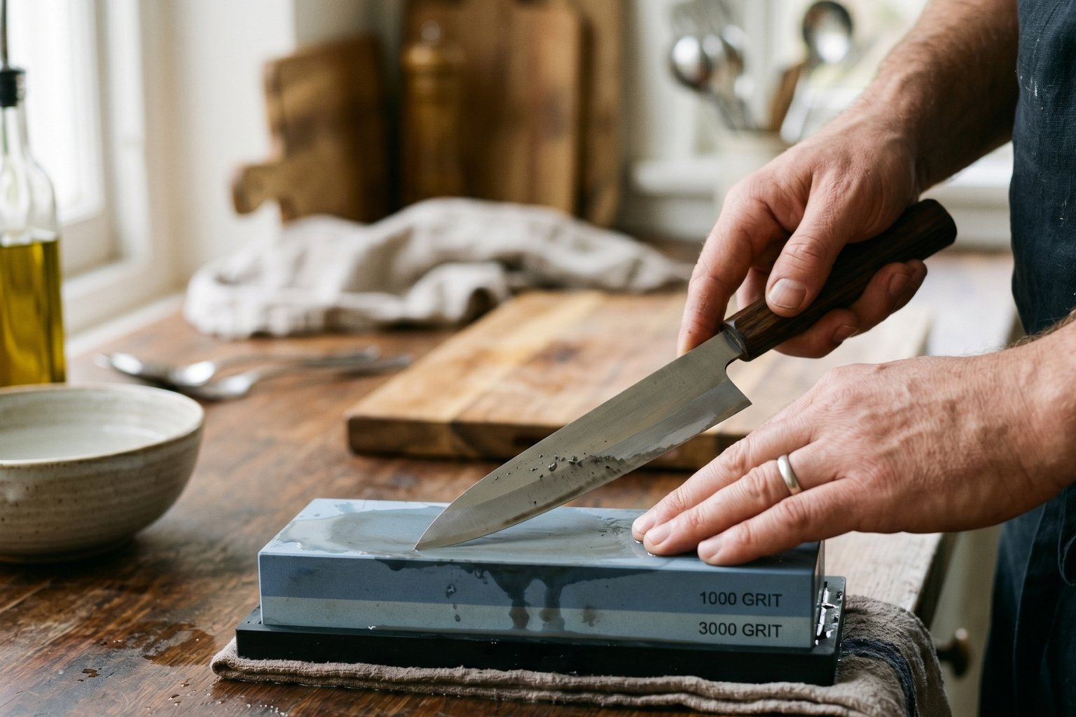 Quel grain pour affûter un couteau