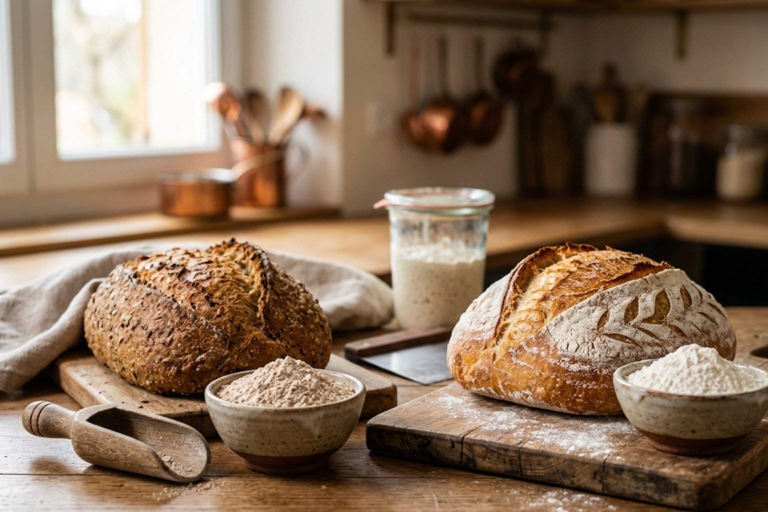 Quel type de farine pour faire pain maison blanc & complet