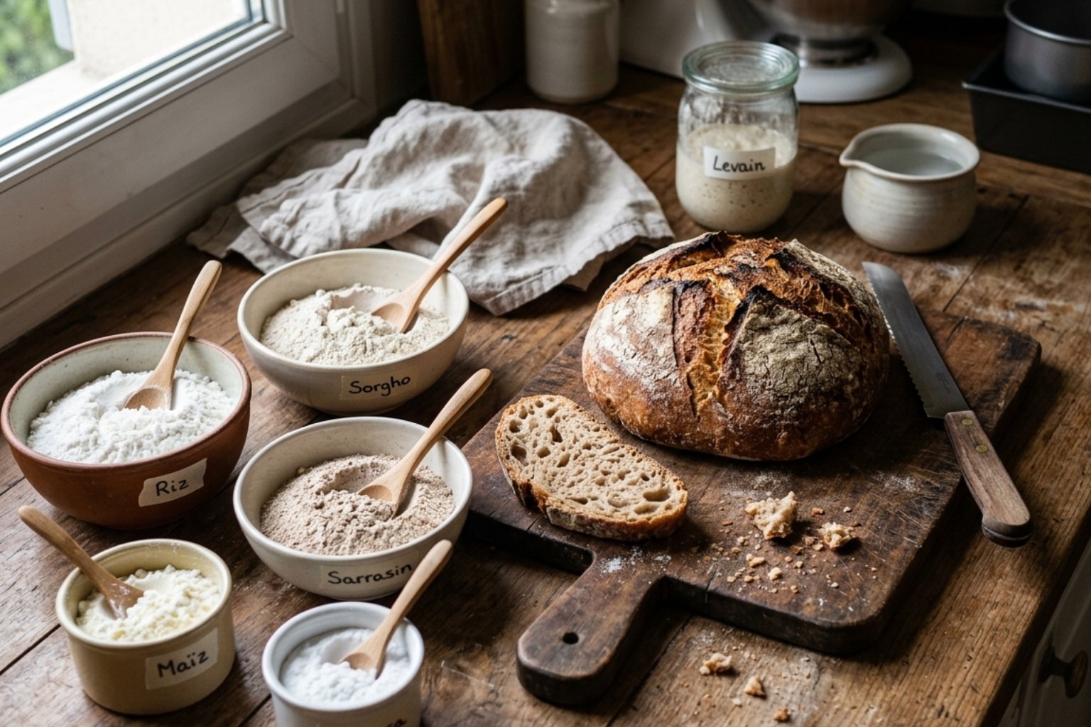 Quelle farine pour faire du pain sans gluten