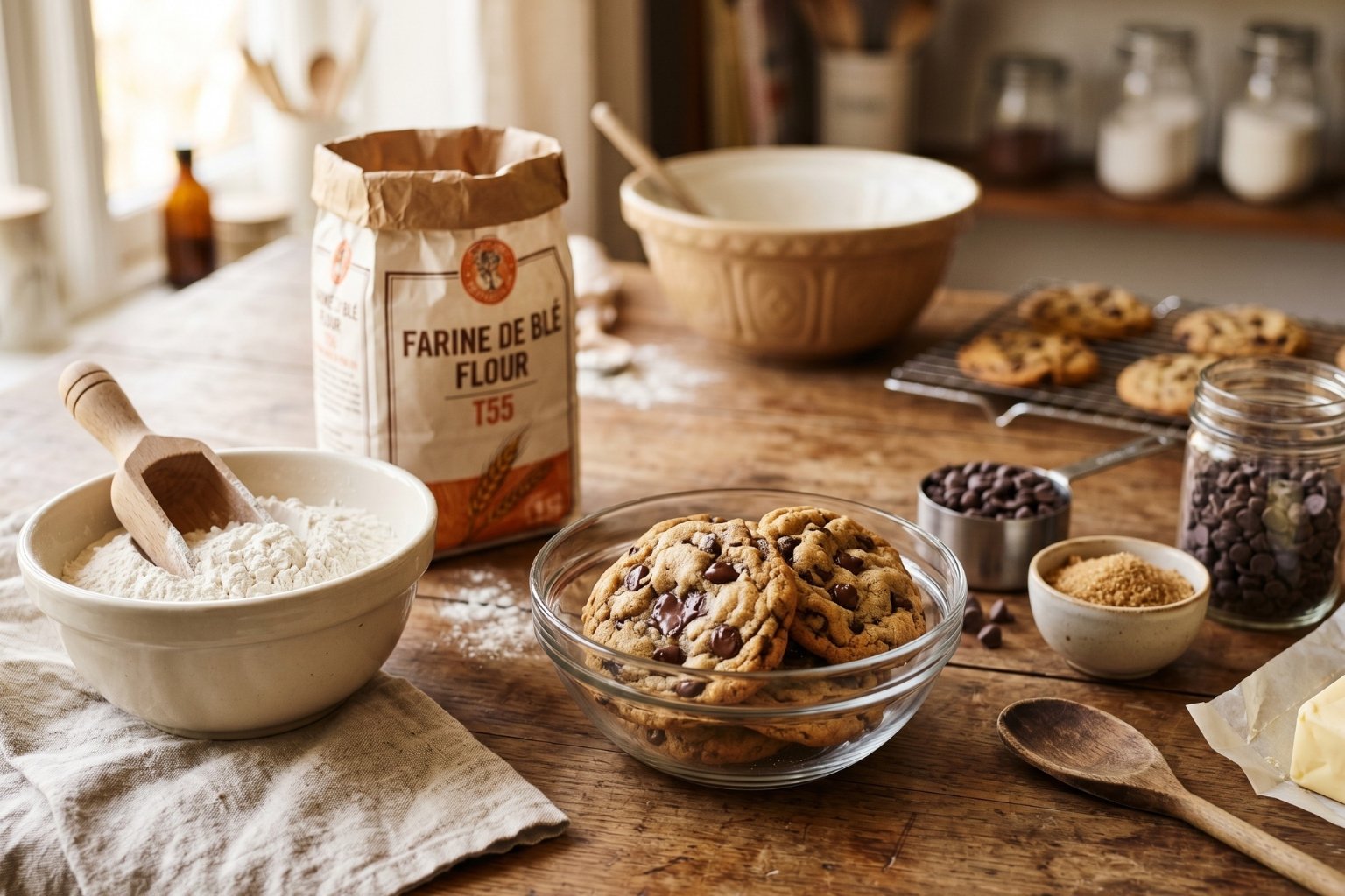 Quelle farine pour cookies