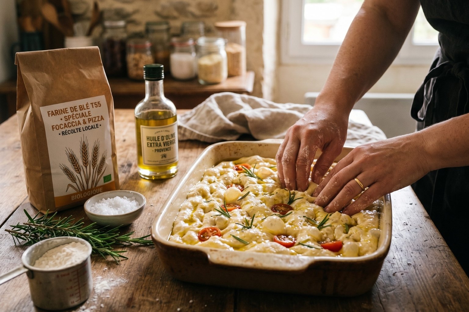 Quelle farine pour focaccia