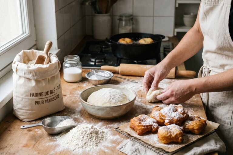 Quelle farine pour les beignets