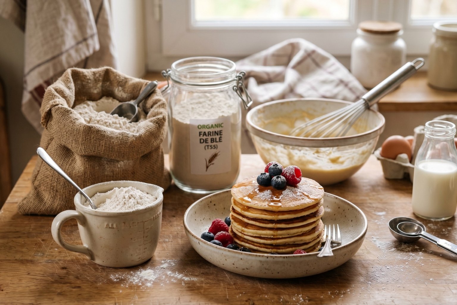 Quelle farine pour pancake