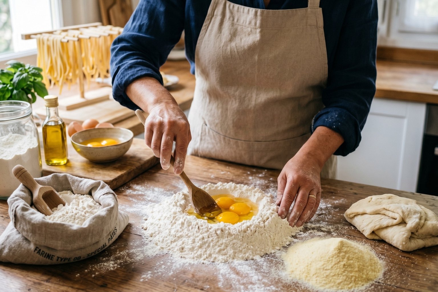 Quelle farine pour pâtes fraîches maison